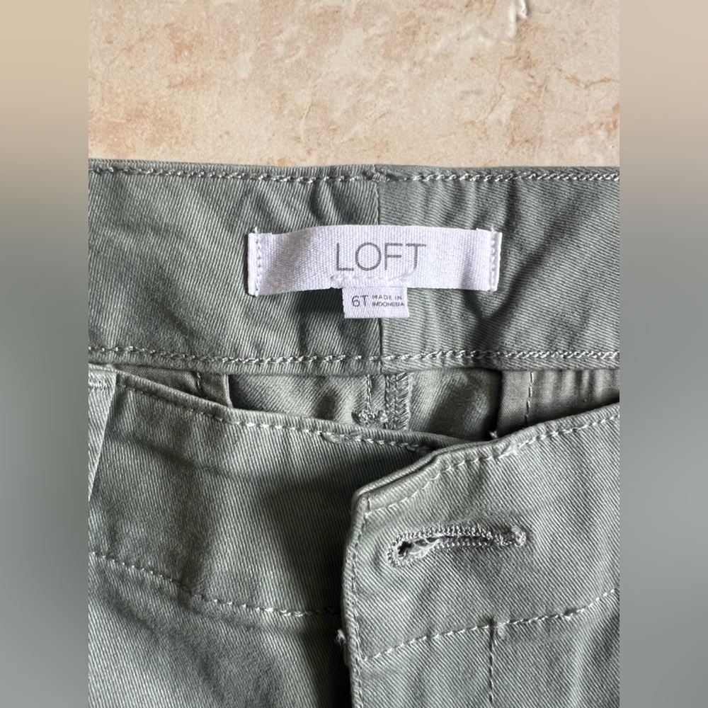 Loft Green Chino Pants - image 5